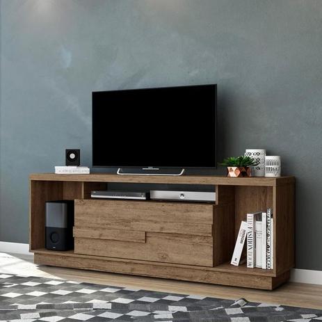 Rack para TV até 60” Bia Rijo - Móveis Madetec Menor preço em Rack para TV até 60” Bia Rijo - Móveis Madetec
