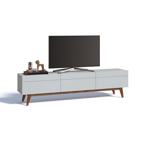 Rack para TV até 60 Polegadas 3 Gavetas Classic Moderno Imcal Branco Acetinado Menor preço em Rack para TV até 60 Polegadas 3 Gavetas Classic Moderno Imcal Branco Acetinado