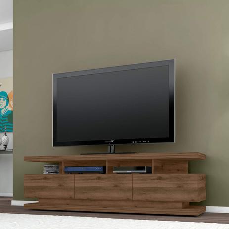 Rack para TV até 70 Polegadas 3 Gavetas Vivare Móveis Germai Carvalho - Móveis  germai é boa?