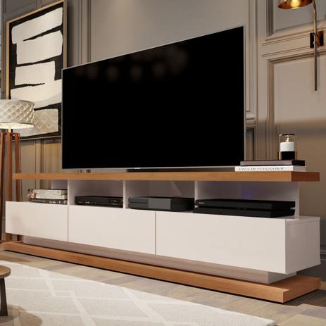 Rack Para Tv Até 70 Polegadas Vivare 3 Gavetas Off White/freijó - Germai - Móveis Germai é boa?