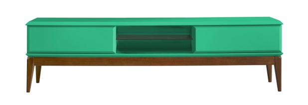Rack Ravel 2 Gavetas Cor Cacau Com Verde Anis - 28803 - Sun house é boa?