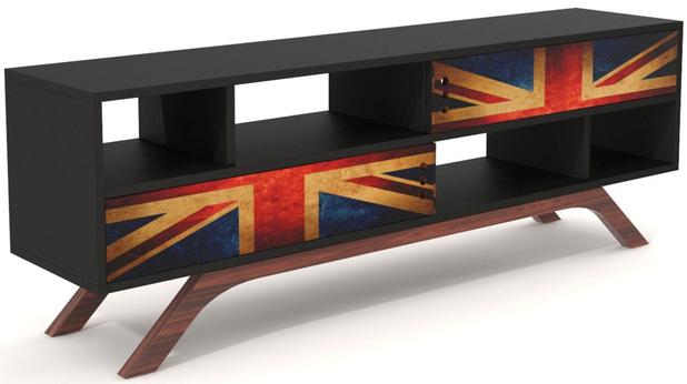 Rack Reino Unido 2 Portas de Correr Impressa 1,60 MT - 32735 - Sun house é boa?