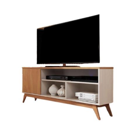 Rack Retro para TV 55” Anitta Off White Nature Anto Moveis - GERMAI MÓVEIS é boa?