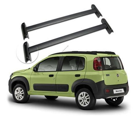 Rack Teto em Aluminio Preto ou Prata para Novo Uno Way - Projecar Menor preço em Rack Teto em Aluminio Preto ou Prata para Novo Uno Way - Projecar