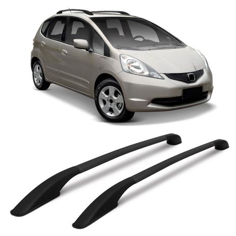 Rack Teto Longarina Decorativa Universal IX35 Sportage HR-V Ecosport C3 Picasso Preto 2 Peças - Vf Menor preço em Rack Teto Longarina Decorativa Universal IX35 Sportage HR-V Ecosport C3 Picasso Preto 2 Peças - Vf