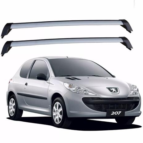 Rack Teto Peugeot 207 2008 A 2015 2 P Bagageiro Eqmax Prata Menor preço em Rack Teto Peugeot 207 2008 A 2015 2 P Bagageiro Eqmax Prata