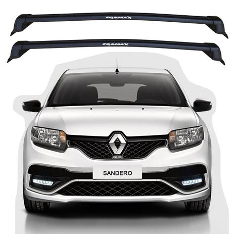Rack Teto Sandero 2015 Até 2019 Bagageiro Eqmax Preto Menor preço em Rack Teto Sandero 2015 Até 2019 Bagageiro Eqmax Preto