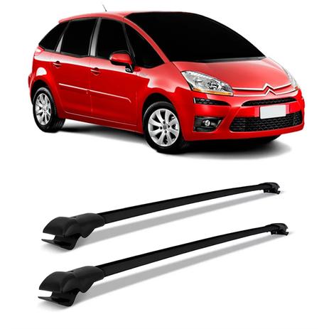 Rack Teto Travessa Citroen Grand C4 Picasso 2007 A 2014 Slim Preto - Sp rack Menor preço em Rack Teto Travessa Citroen Grand C4 Picasso 2007 A 2014 Slim Preto - Sp rack