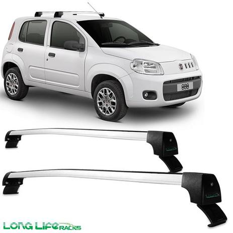 Rack Travessa Fiat Uno 2011 em diante 4 Portas Novo Uno AFU-4 40 Kg - Long life Menor preço em Rack Travessa Fiat Uno 2011 em diante 4 Portas Novo Uno AFU-4 40 Kg - Long life