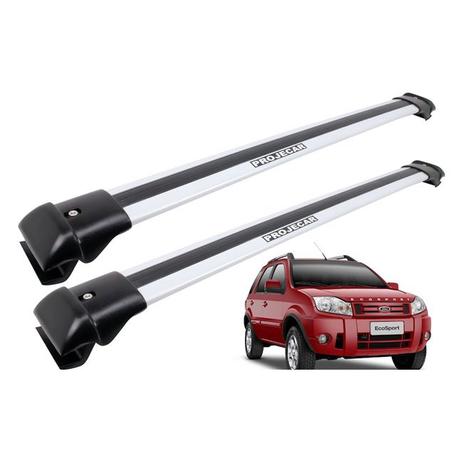 Rack Travessa Transversal Larga Ecosport 10/12 Preto/Prata - Projecar Menor preço em Rack Travessa Transversal Larga Ecosport 10/12 Preto/Prata - Projecar