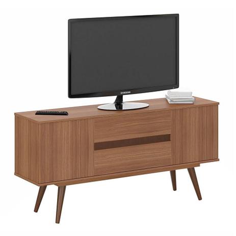 Rack Zetta Classic 140 cm Montana e Ruggine - Plata moveis Menor preço em Rack Zetta Classic 140 cm Montana e Ruggine - Plata moveis