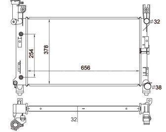 Radiador De Agua Chrysler Caravan 3.0 V6 94 - 95 Com Ar Medida : 656X378X32 - Maxxmotors Menor preço em Radiador De Agua Chrysler Caravan 3.0 V6 94 - 95 Com Ar Medida : 656X378X32 - Maxxmotors