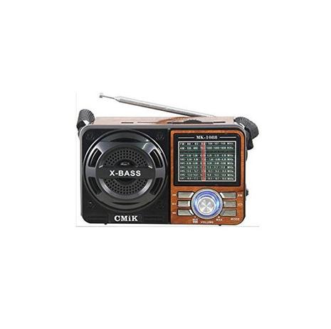 Rádio Am Fm Sw Usb Cartão Sd Antigo Recarregável Vintage - Altomex Menor preço em Rádio Am Fm Sw Usb Cartão Sd Antigo Recarregável Vintage - Altomex