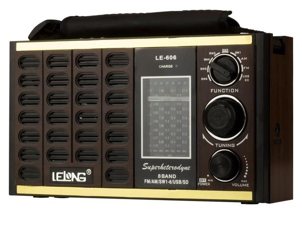 Radio am/fm vintage lelong le606 recarregavel usb sd é boa?