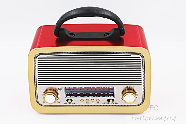 Rádio Am~Fm Vintage Sw/Usb/Aux/Sd !Recarregavel! Caixa de Som Estilo Antigo A-3199 - Altomex Menor preço em Rádio Am~Fm Vintage Sw/Usb/Aux/Sd !Recarregavel! Caixa de Som Estilo Antigo A-3199 - Altomex