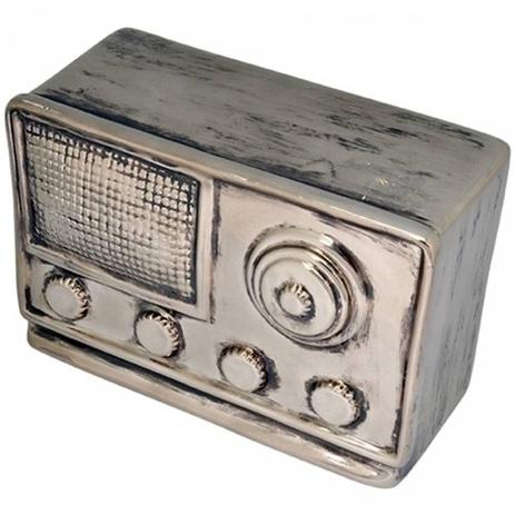 Rádio Antigo Decoração Retrô de Cerâmica - 17 x 11,5 cm - Craw Menor preço em Rádio Antigo Decoração Retrô de Cerâmica - 17 x 11,5 cm - Craw