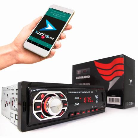 Radio Automotivo Automance Mp3 Player Bluetooth 4X25W RMS USB SD AUX Menor preço em Radio Automotivo Automance Mp3 Player Bluetooth 4X25W RMS USB SD AUX