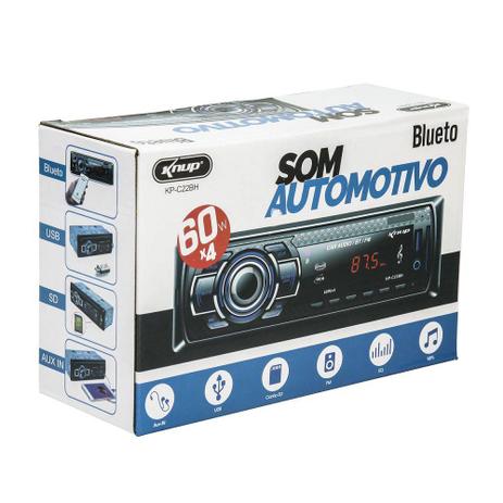 Radio Automotivo c/ Bluetooth Knup KP-C22BH Menor preço em Radio Automotivo c/ Bluetooth Knup KP-C22BH