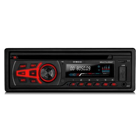 Rádio Automotivo Player Multilaser P3322 CD Mp3 Usb Bluetooth Auxiliar Frontal Menor preço em Rádio Automotivo Player Multilaser P3322 CD Mp3 Usb Bluetooth Auxiliar Frontal