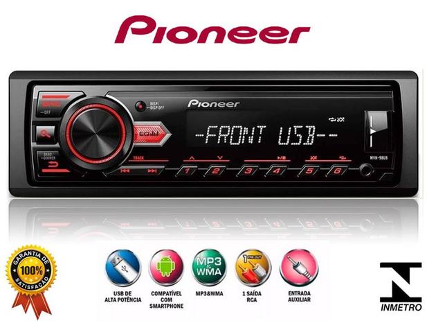 Rádio Automotivo Pra Carro Pioneer Mvh 98ub C/ Usb O Melhor Menor preço em Rádio Automotivo Pra Carro Pioneer Mvh 98ub C/ Usb O Melhor
