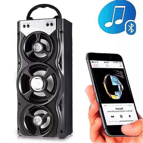 Radio bluetooth caixa de som torre led portatil com usb, mp3 cartao e radio fm - Knup é boa?