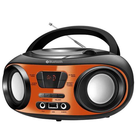 Rádio Boombox BX-18, Entrada USB, Auxiliar, CD Player, Bluetooth, Rádio FM, Função Folder e 8W RMS - Mondial Menor preço em Rádio Boombox BX-18, Entrada USB, Auxiliar, CD Player, Bluetooth, Rádio FM, Função Folder e 8W RMS - Mondial