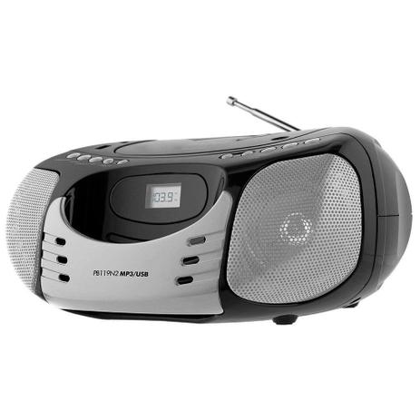 Rádio Boombox PB119N2, CD, USB, MP3, Rádio FM, Display Digital, 5W RMS - Philco