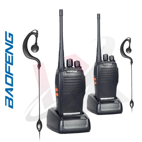 Menor preço em Radio Comunicador Walk Talk Baofeng Bf-777s Alcance 12km  + Fone