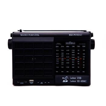 Radio Motobras 6 Faixas USB/SD AM/FM/OC - RM-PU32AC - Vitrine Menor preço em Radio Motobras 6 Faixas USB/SD AM/FM/OC - RM-PU32AC - Vitrine