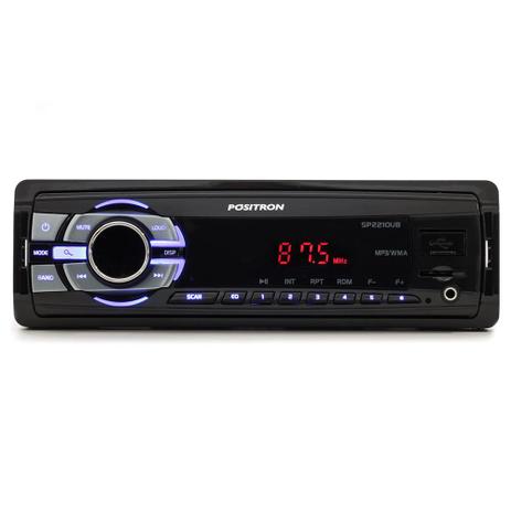 Rádio MP3 Player Slim Pósitron SP2210UB USB Auxiliar Micro SD Menor preço em Rádio MP3 Player Slim Pósitron SP2210UB USB Auxiliar Micro SD