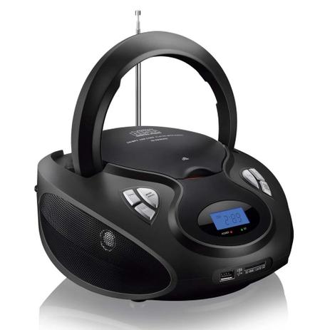 Rádio Multilaser Boombox 20W RMS CD Player FM/USB/SD - SP178 - Preto Menor preço em Rádio Multilaser Boombox 20W RMS CD Player FM/USB/SD - SP178 - Preto