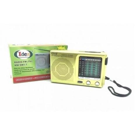 Rádio Portátil Am/fm Com Recepção Para Som De Tv Sw Id9099- cor sortida - IDEA Menor preço em Rádio Portátil Am/fm Com Recepção Para Som De Tv Sw Id9099- cor sortida - IDEA