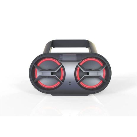 Rádio portátil Amvox Boombox Bivolt Manual CD MP3 Rádio FM/AM USB Auxiliar Card 15W AMC 595 Menor preço em Rádio portátil Amvox Boombox Bivolt Manual CD MP3 Rádio FM/AM USB Auxiliar Card 15W AMC 595