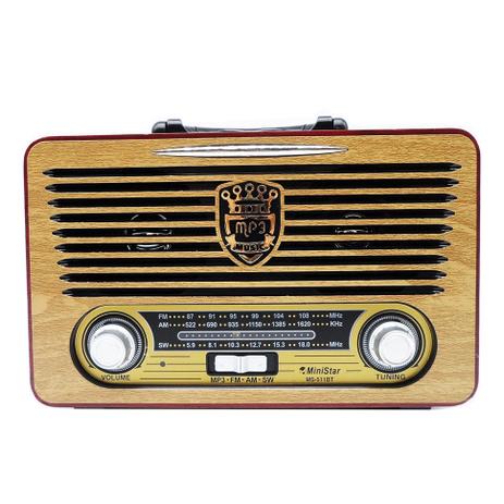 Radio portatil bluetooth vintage retro luxo com usb sd em madeira mdf recarregavel - Gimp Menor preço em Radio portatil bluetooth vintage retro luxo com usb sd em madeira mdf recarregavel - Gimp