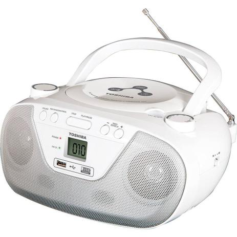 Rádio Portátil Bomboox Toshiba TR8003MU CD/MP3/USB Rádio AM FM Menor preço em Rádio Portátil Bomboox Toshiba TR8003MU CD/MP3/USB Rádio AM FM