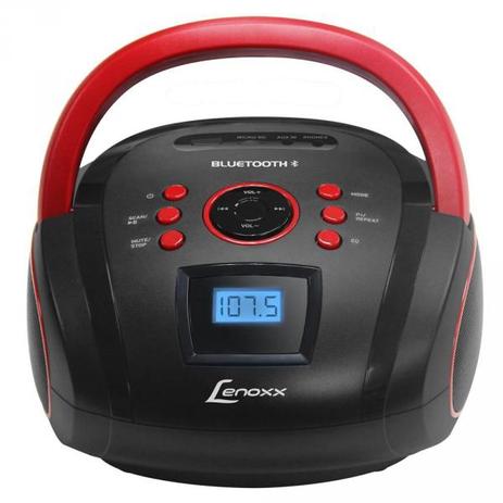 Rádio Portátil Boombox BD110 5W RMS FM/USB Preto - LENOXX Menor preço em Rádio Portátil Boombox BD110 5W RMS FM/USB Preto - LENOXX