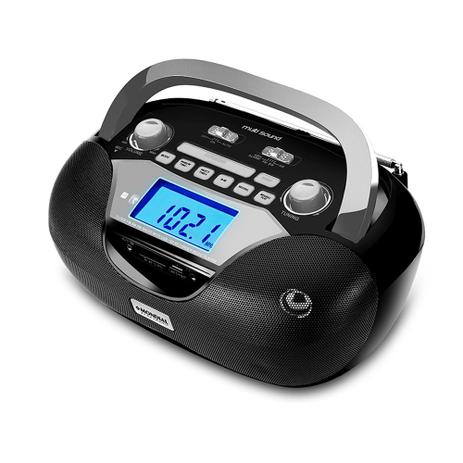 Radio Portatil Boombox Mondial BX-12 AM FM MP3 USB SD AUX Gravador Digital Menor preço em Radio Portatil Boombox Mondial BX-12 AM FM MP3 USB SD AUX Gravador Digital