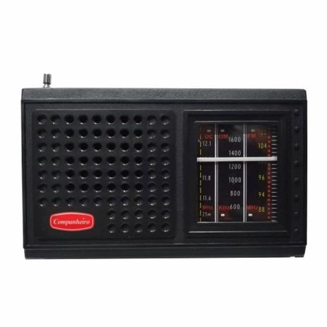 Rádio Portátil Brasileirinho FM OM OC 3 faixas Preto Companheiro crp31 Menor preço em Rádio Portátil Brasileirinho FM OM OC 3 faixas Preto Companheiro crp31