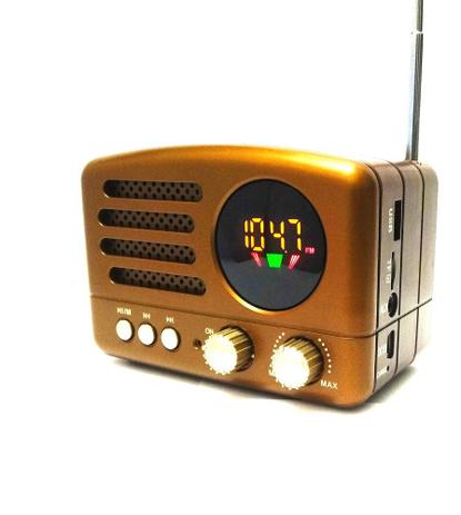 Rádio Portátil Clássico Retrô Recarregável Fm Mp3 Micro sd Bluetooth Usb Lelong Le-662 Menor preço em Rádio Portátil Clássico Retrô Recarregável Fm Mp3 Micro sd Bluetooth Usb Lelong Le-662