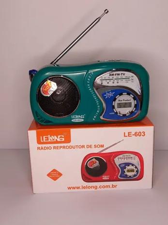 Rádio Portátil de Bolso Am Fm com Relógio a Pilha - Lelo Menor preço em Rádio Portátil de Bolso Am Fm com Relógio a Pilha - Lelo