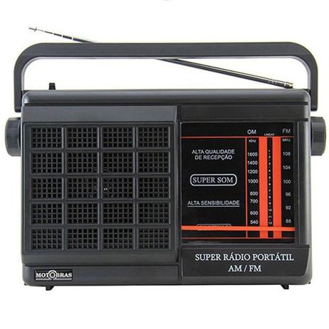 Radio Portatil Motobras AM/FM 2 Faixas Antena Telescópica - RMPFT21AC/22AC é ruim? Radio Portatil Motobras AM/FM 2 Faixas Antena Telescópica - RMPFT21AC/22AC é boa?