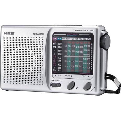 Radio Portátil NKS Mlano 10 Faixas Menor preço em Radio Portátil NKS Mlano 10 Faixas