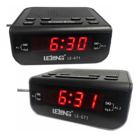 radio relogio lelong 671