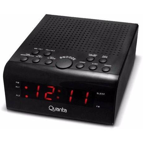 Rádio Relógio Quanta Digital Duplo Alarme Qtrar 4300 Menor preço em Rádio Relógio Quanta Digital Duplo Alarme Qtrar 4300