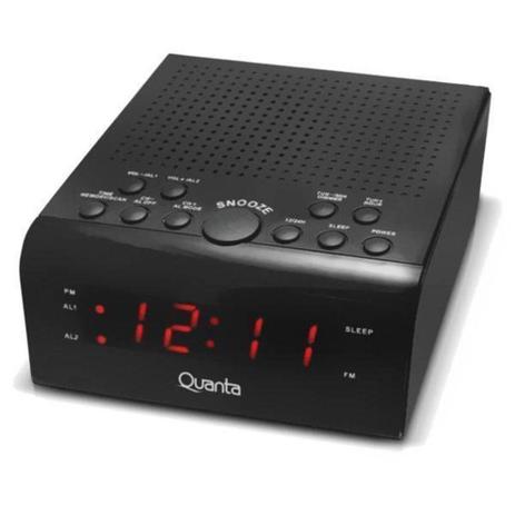Rádio Relógio Quanta QTRAR-4300 AM/FM Bivolt - Preto é boa?