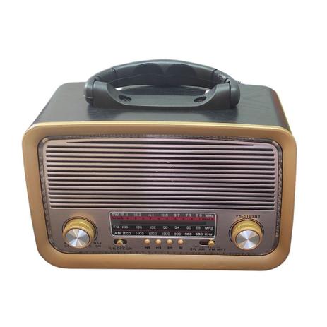 Rádio Retro A-3199 Vintage Am Fm Sw Usb Bluetooth Bateria Recarregável Aux Estilo Antigo Preto - Altomex Menor preço em Rádio Retro A-3199 Vintage Am Fm Sw Usb Bluetooth Bateria Recarregável Aux Estilo Antigo Preto - Altomex