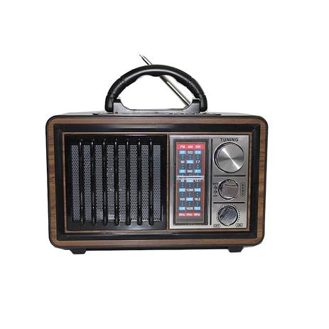 Rádio Retrô com Lanterna, Bluetooth, Entrada USB, MP3, Rádio AM / FM / SW - Info é ruim? Rádio Retrô com Lanterna, Bluetooth, Entrada USB, MP3, Rádio AM / FM / SW - Info é boa?