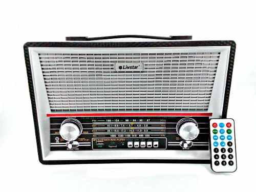 Rádio Retrô Decorativo Portátil Usb Controle Bluetooth C2068 - Livstar Menor preço em Rádio Retrô Decorativo Portátil Usb Controle Bluetooth C2068 - Livstar