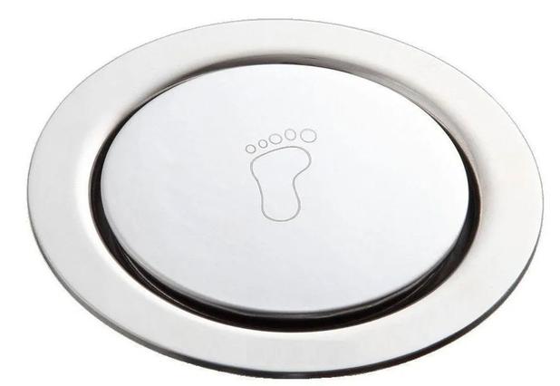 Ralo Click Inteligente Pop Up - Aço Inox 15x15 Redondo - Reino das Torneiras Menor preço em Ralo Click Inteligente Pop Up - Aço Inox 15x15 Redondo - Reino das Torneiras
