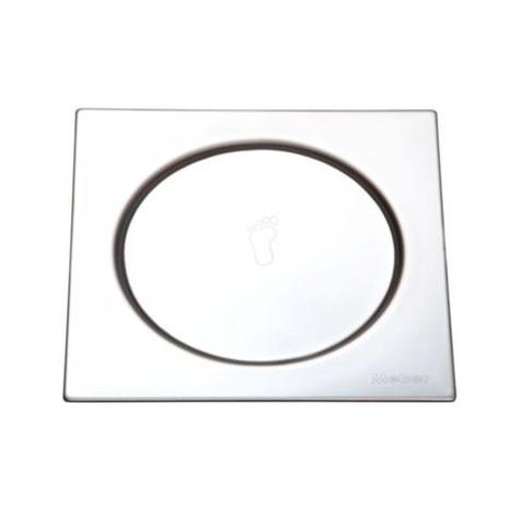 Ralo click quadrado 100mm x 100mm inox - Meber Menor preço em Ralo click quadrado 100mm x 100mm inox - Meber